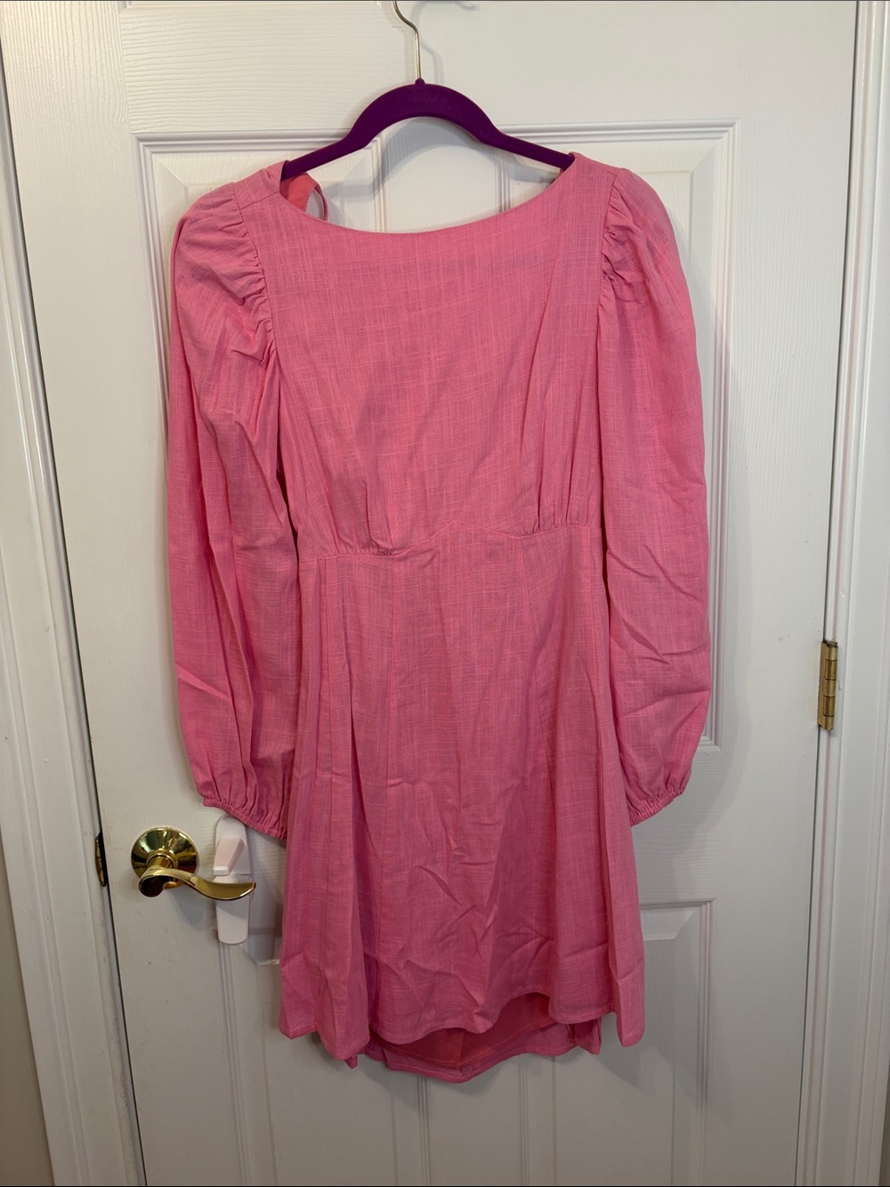 Aaron & Amber Pink Mini Dress